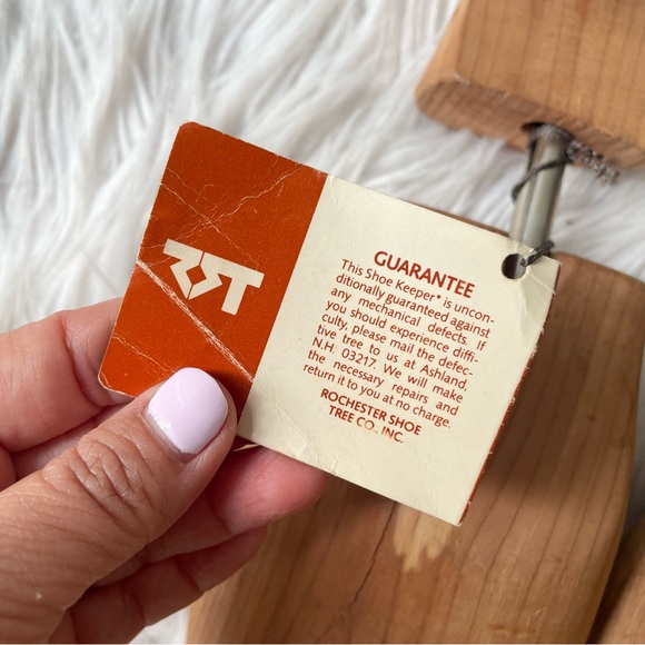 NWT Shopkeeper Pair Cedar X Large Rochester Shoe Company Shoe Trees - Picture 6 of 13